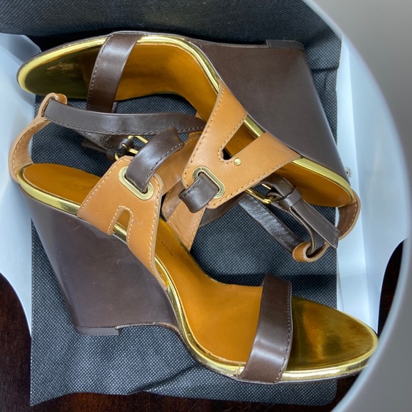 Giuseppe Zanotti Gold Wedge - Picture 13 of 16